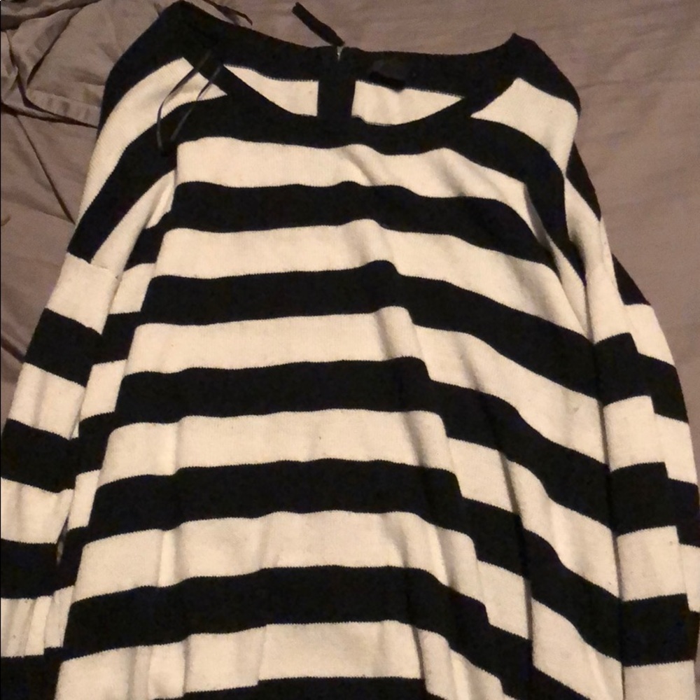 Black & White Stripped Sweater
